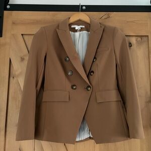 VERONICA BEARD Miller Dickey Blazer Jacket Acorn Size 4 FLAWED PLEASE READ